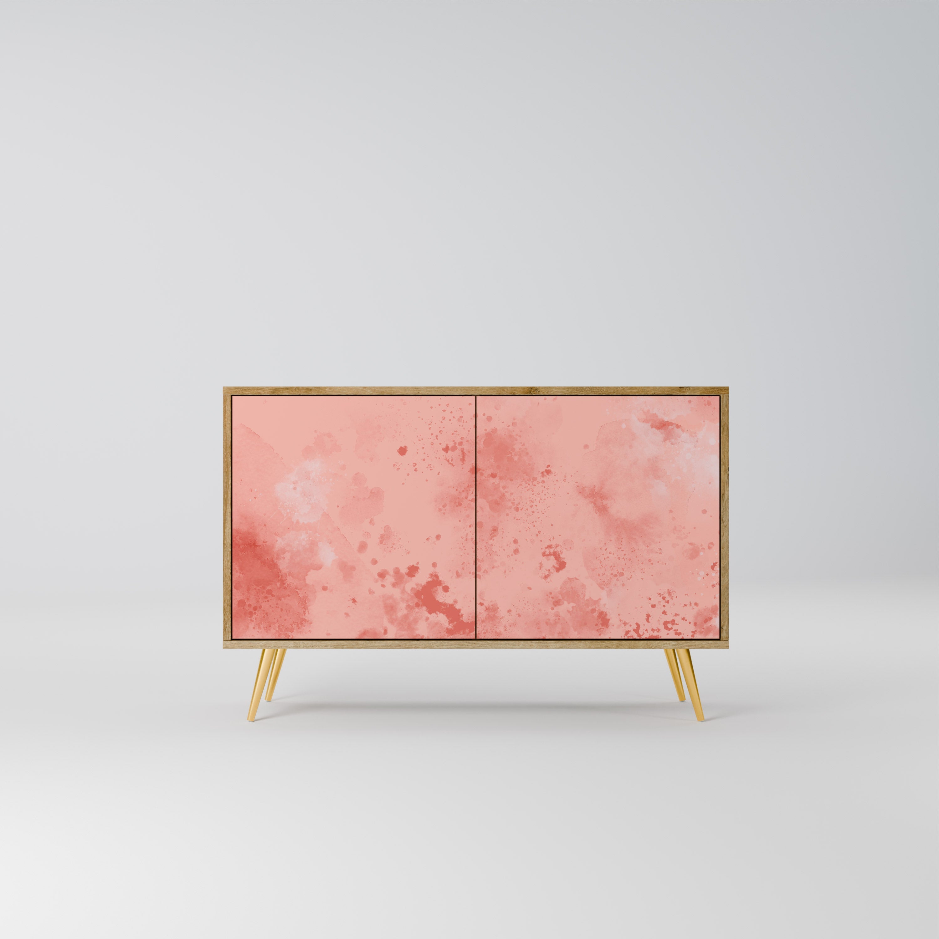 Buffet 2 portes effet chêne CRANE DANCE