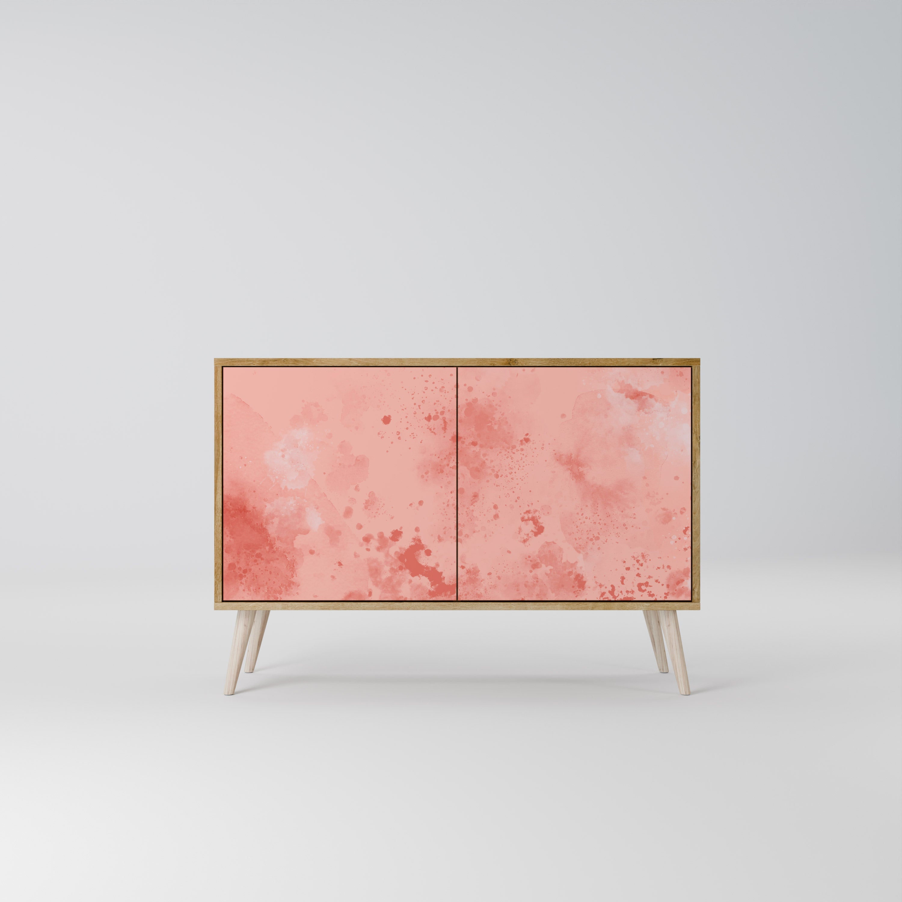 Buffet 2 portes effet chêne CRANE DANCE