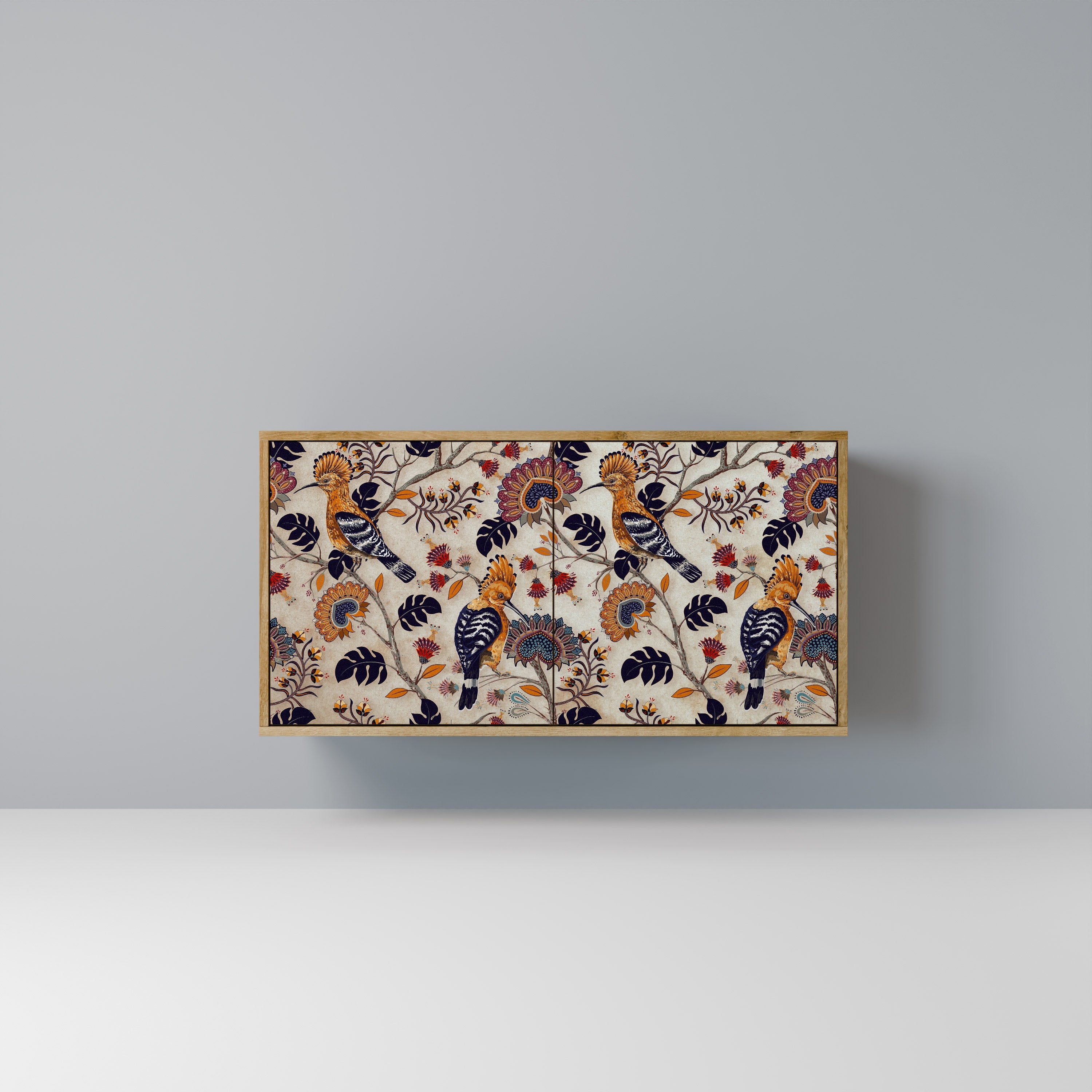 Buffet 2 portes EMINENT HOOPOE effet chêne