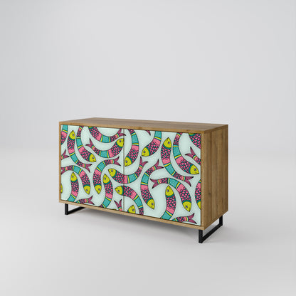 INDIAN FISH 2-Door Sideboard