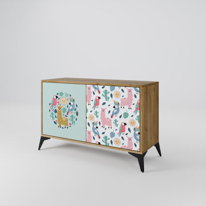 COLORFUL ALPACAS 2-Door Sideboard