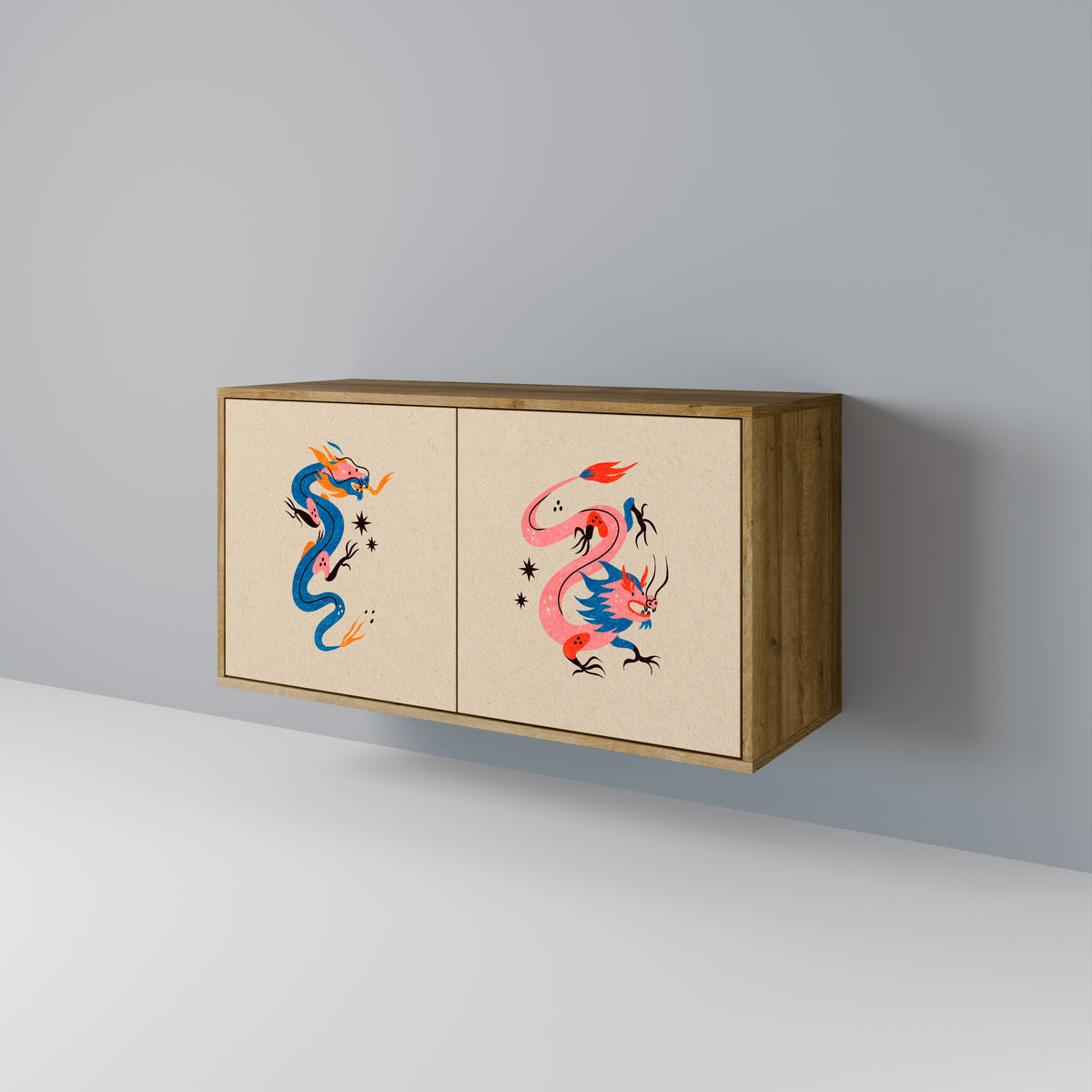 MYTHOLOGICAL CREATURES 2-Door Sideboard