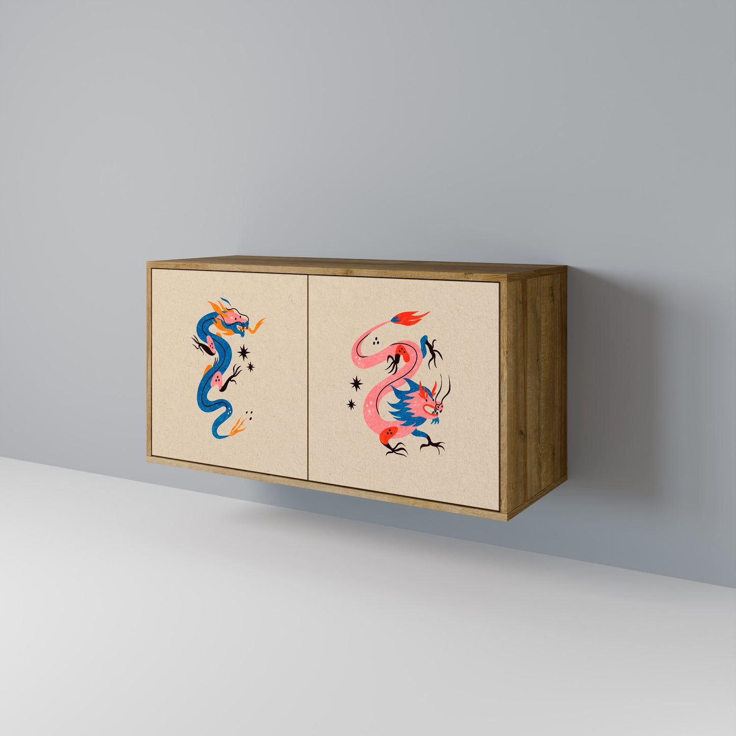 MYTHOLOGICAL CREATURES 2-Door Sideboard
