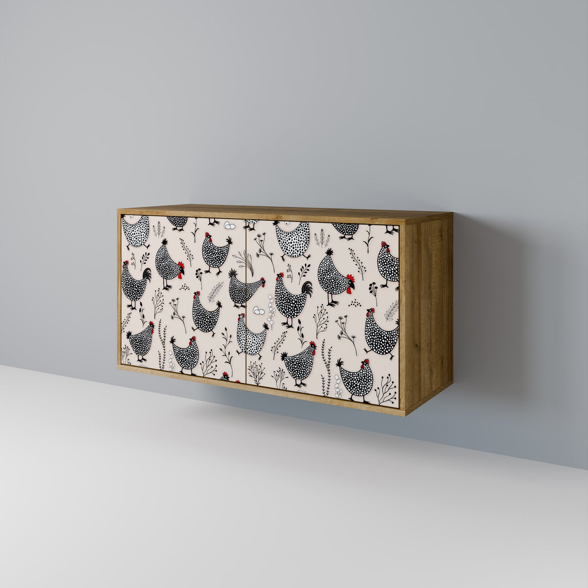 HAPPY HENS 2-Door Sideboard