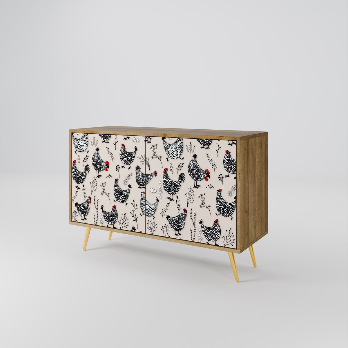 HAPPY HENS 2-Door Sideboard