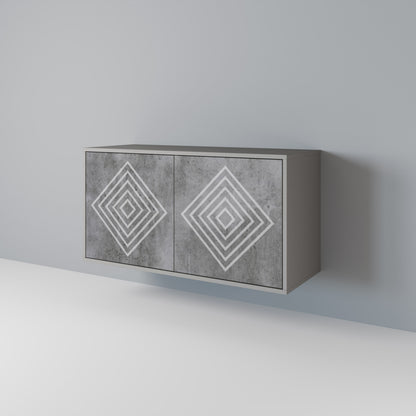 POLYGONAL ARTISTRY 2-Door Sideboard