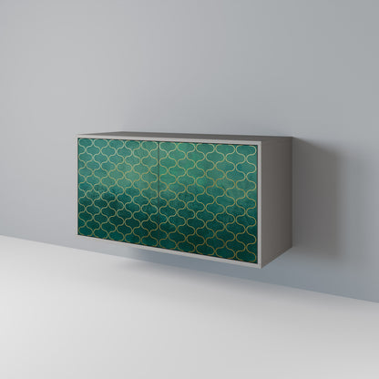 TESSELATED GREENERY 2-Door Sideboard