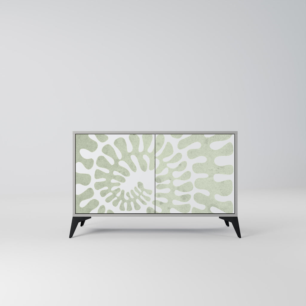 Buffet 2 portes HELIX DANCE finition grise