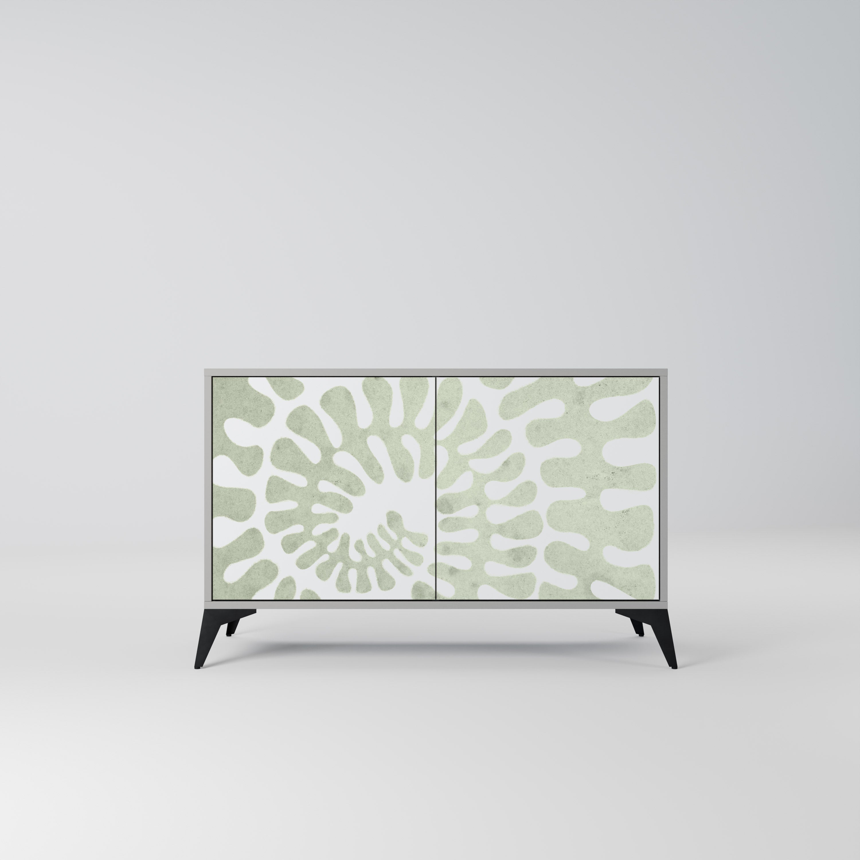 Buffet 2 portes HELIX DANCE finition grise