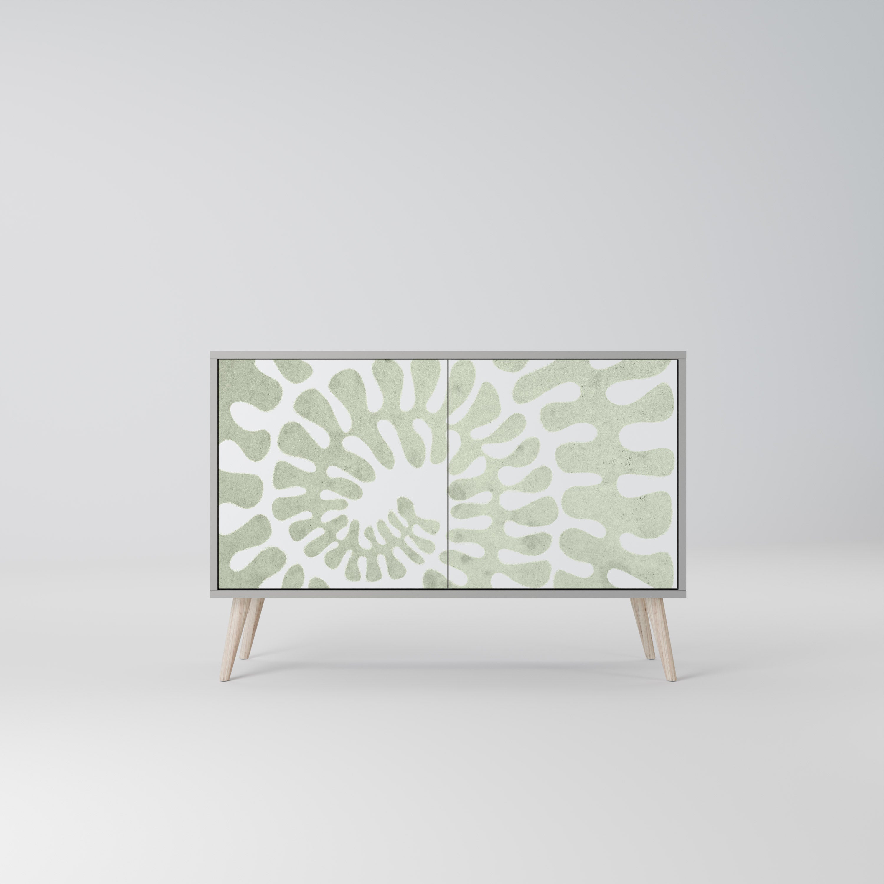 Buffet 2 portes HELIX DANCE finition grise