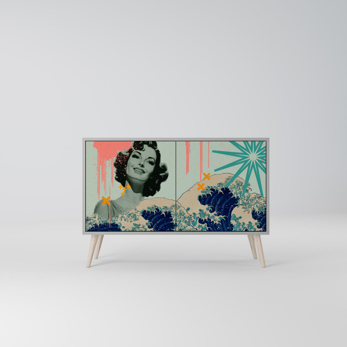 KANAGAWA BEAUTY 2-Door Sideboard