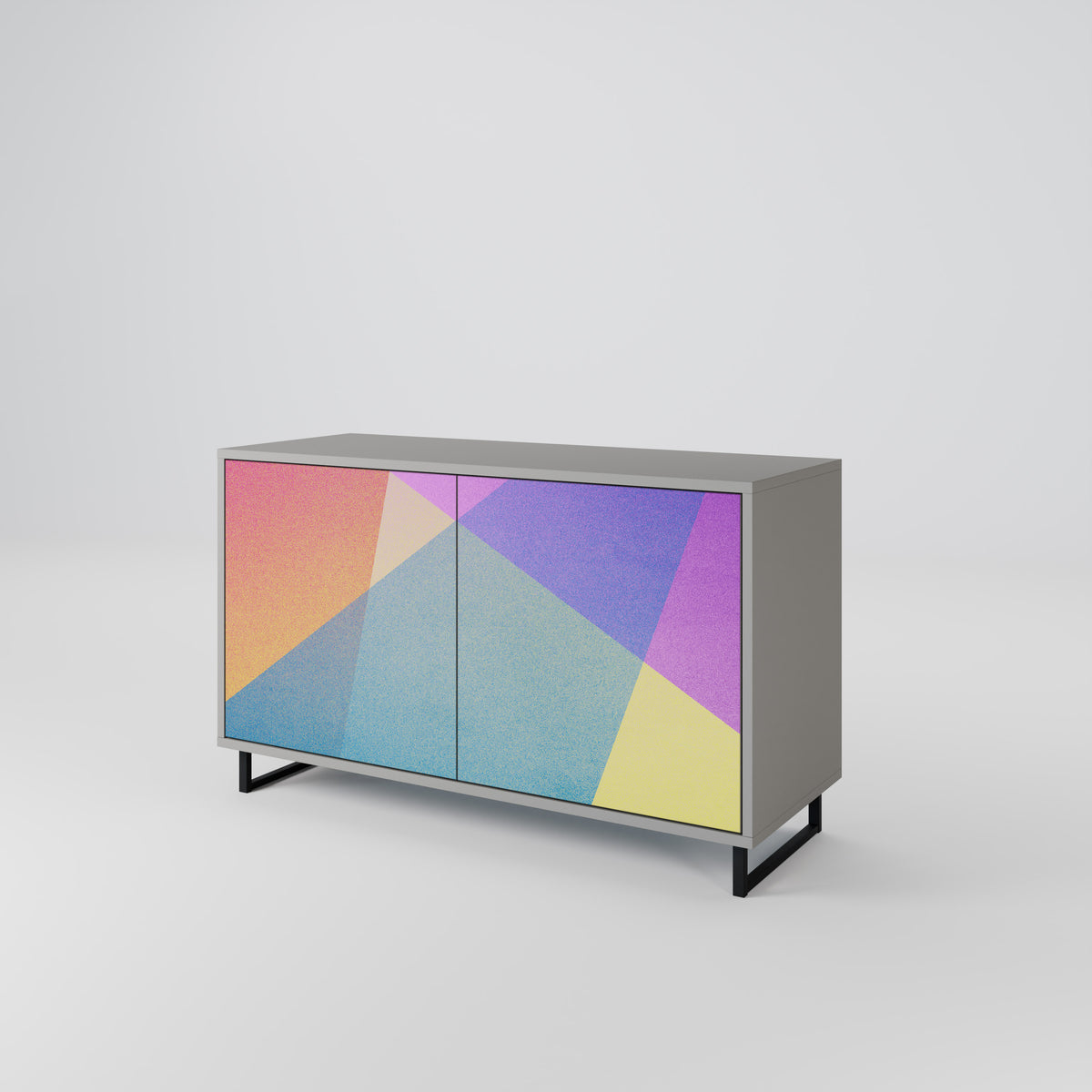BRIGHT GEOMETRY 2-Door Sideboard