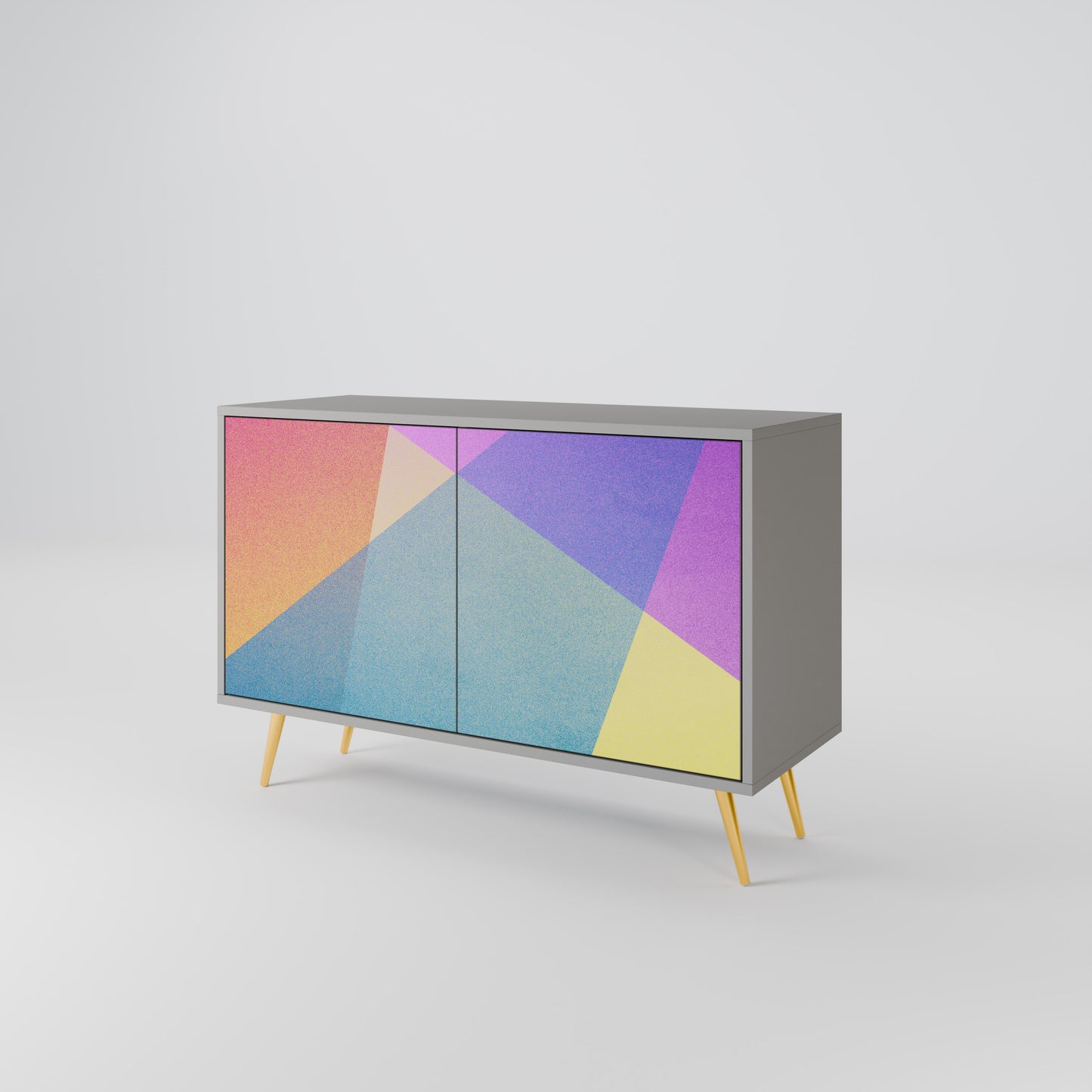 BRIGHT GEOMETRY 2-Door Sideboard