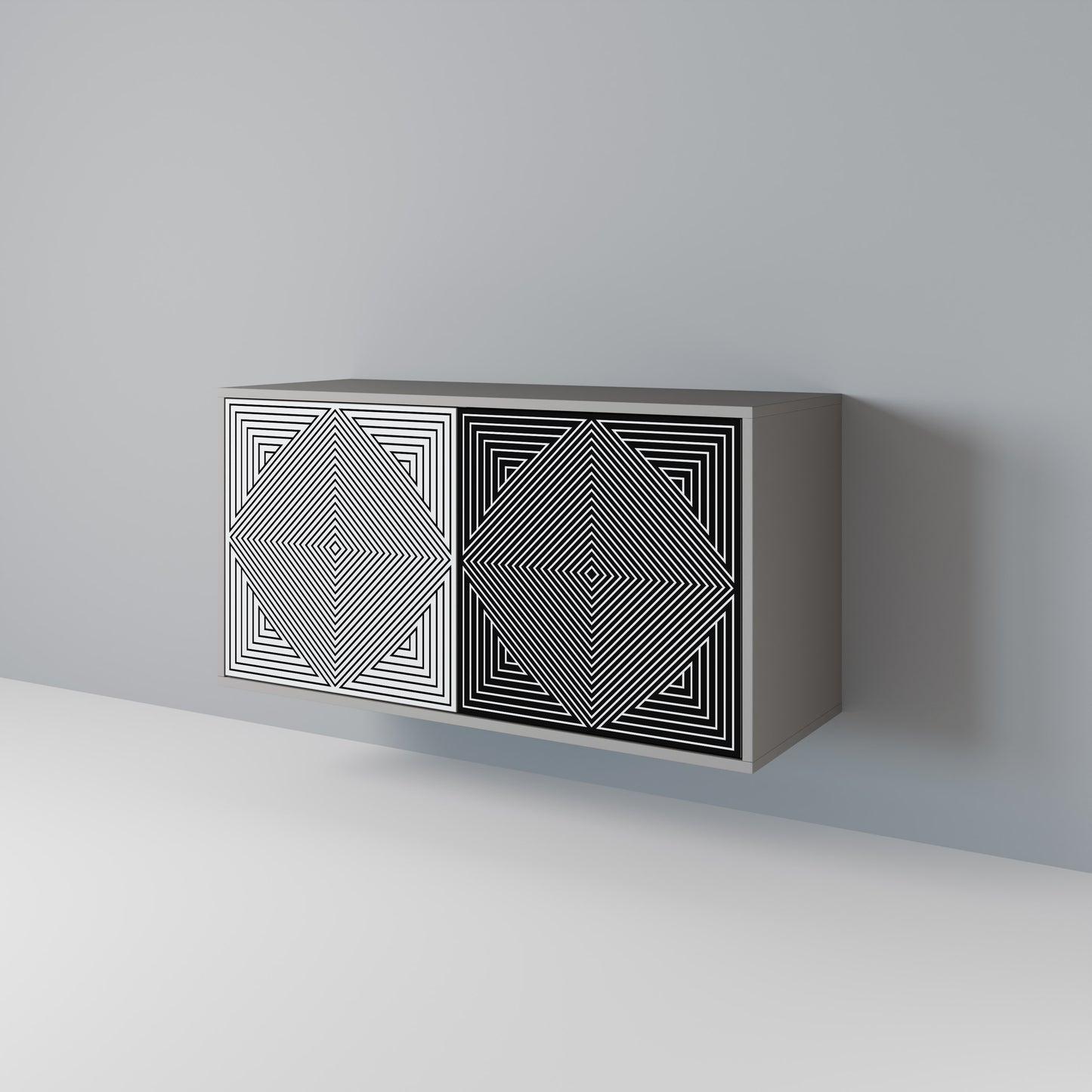 POLYGON ILLUSION 2-Door Sideboard