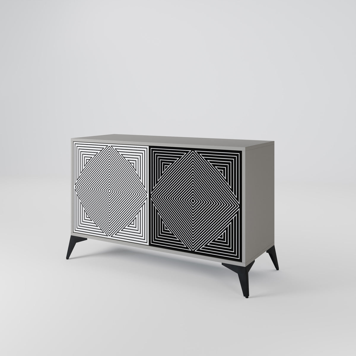 POLYGON ILLUSION 2-Door Sideboard