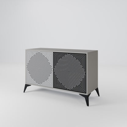 POLYGON ILLUSION 2-Door Sideboard