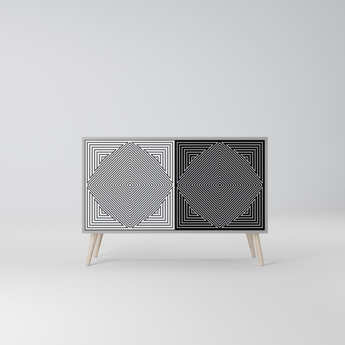 POLYGON ILLUSION 2-Door Sideboard