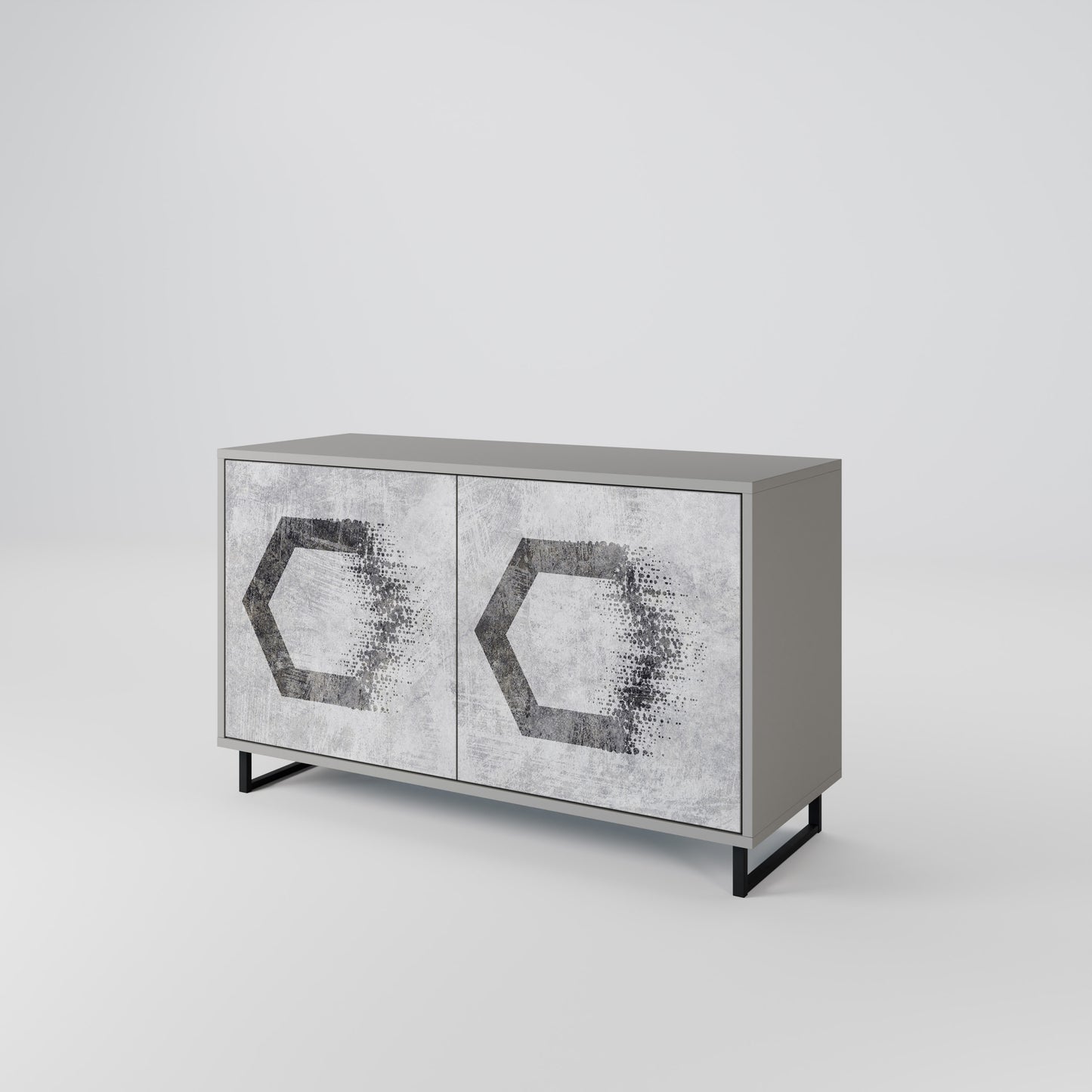 HEXAGONAL FIGURES 2-Door Sideboard