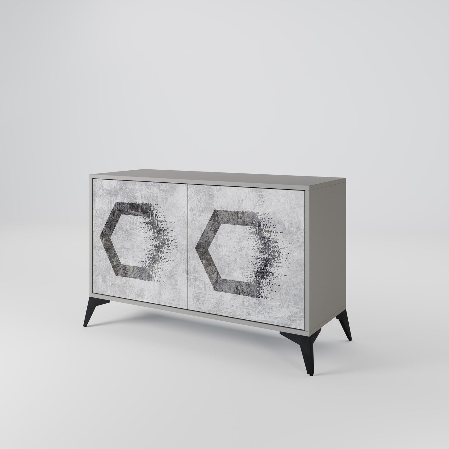 HEXAGONAL FIGURES 2-Door Sideboard