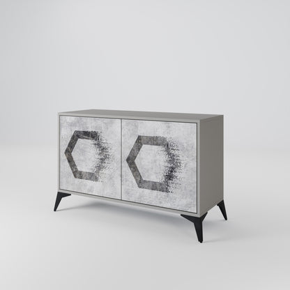 HEXAGONAL FIGURES 2-Door Sideboard
