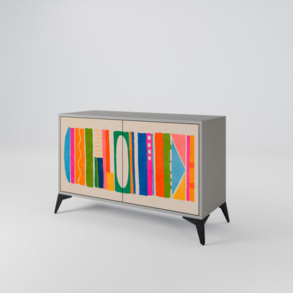 GEOMETRIC SHINE 2-Door Sideboard