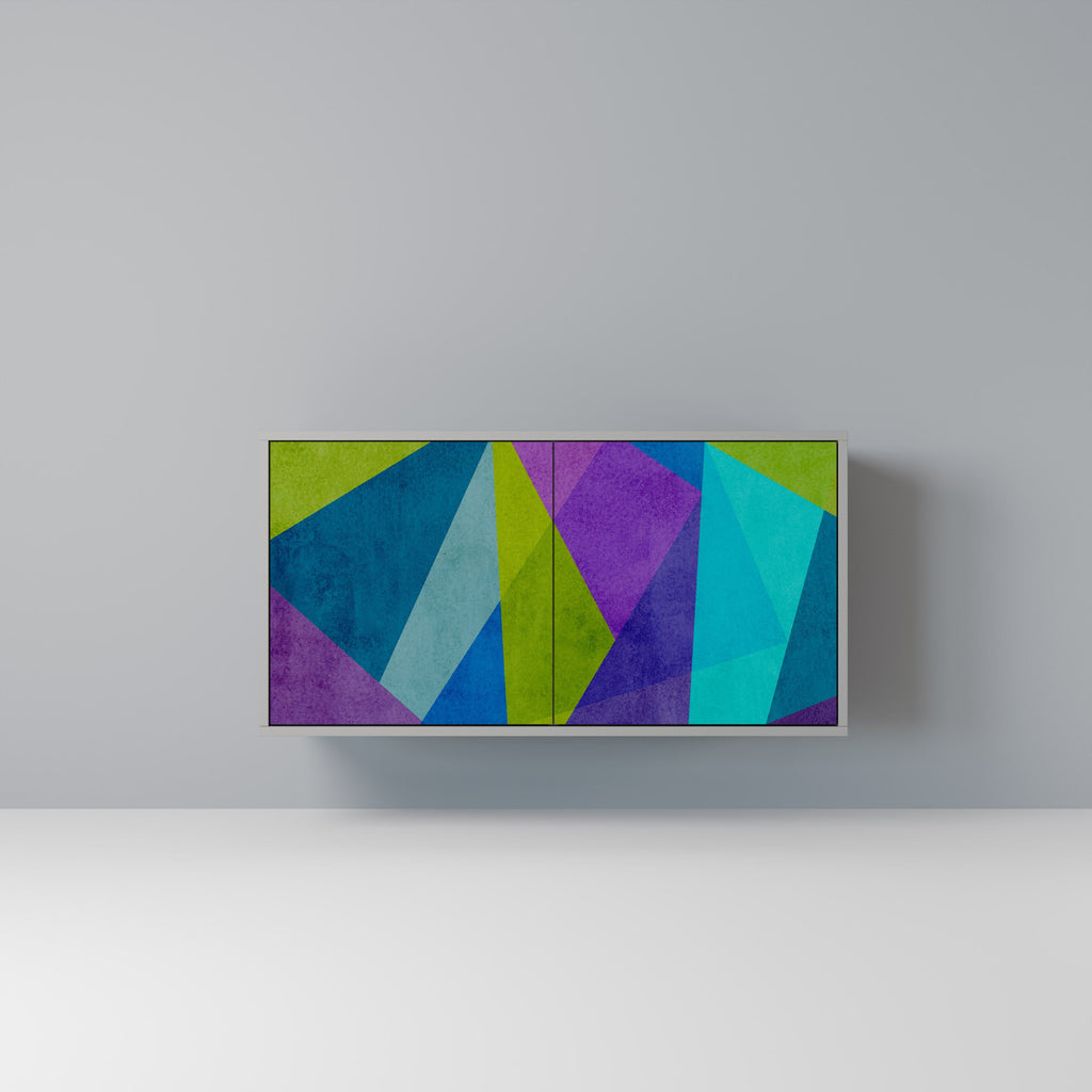 Buffet 2 portes COLD SHOWCASE finition grise