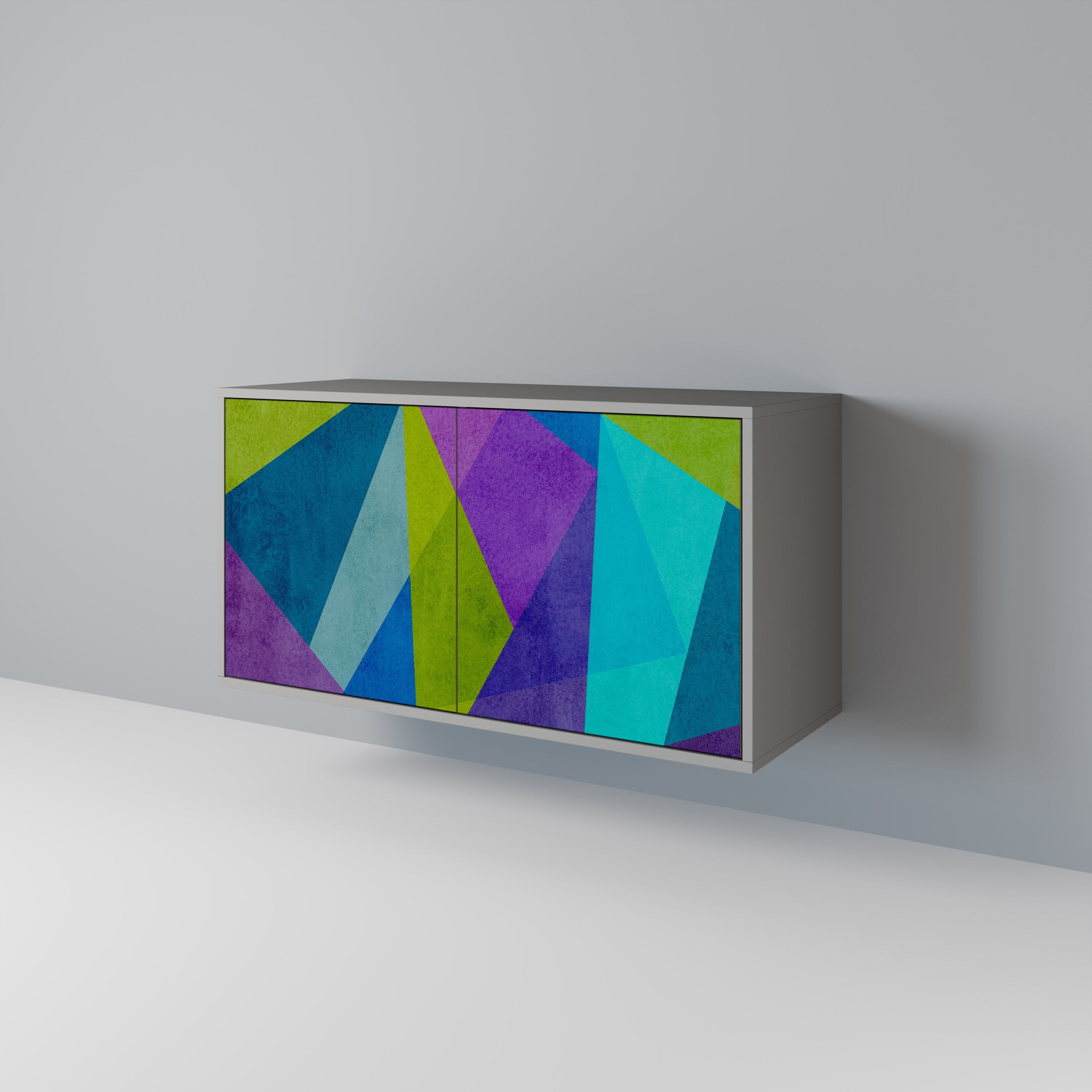 Buffet 2 portes COLD SHOWCASE finition grise