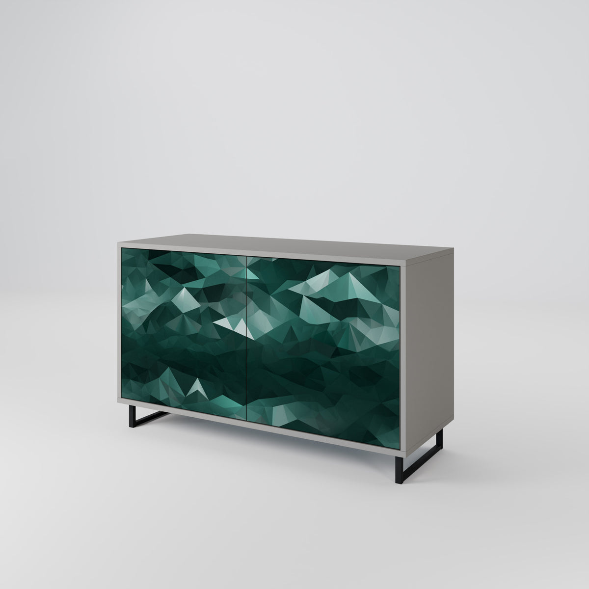 POLYGONAL FLOATING 2-Door Sideboard