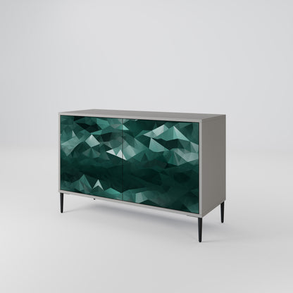 POLYGONAL FLOATING 2-Door Sideboard