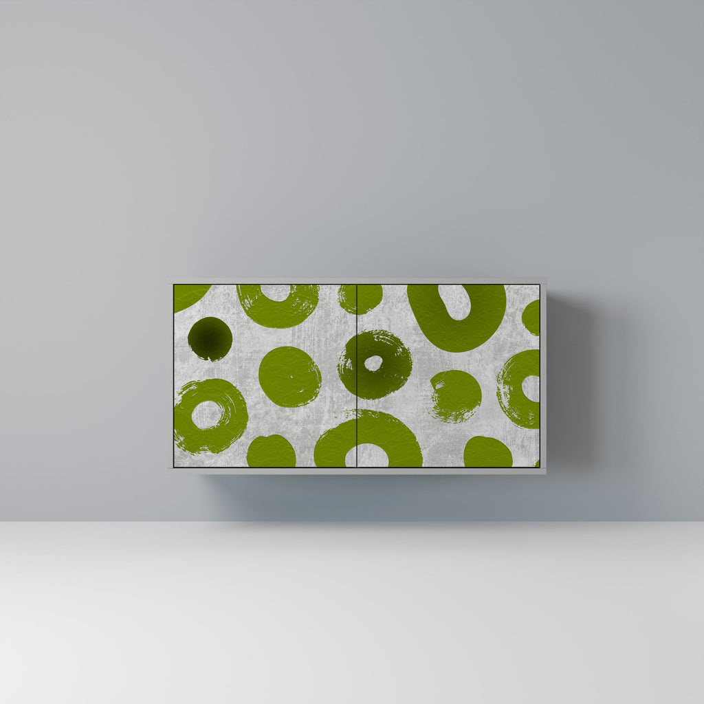 Buffet 2 portes GREEN RHAPSODY finition grise