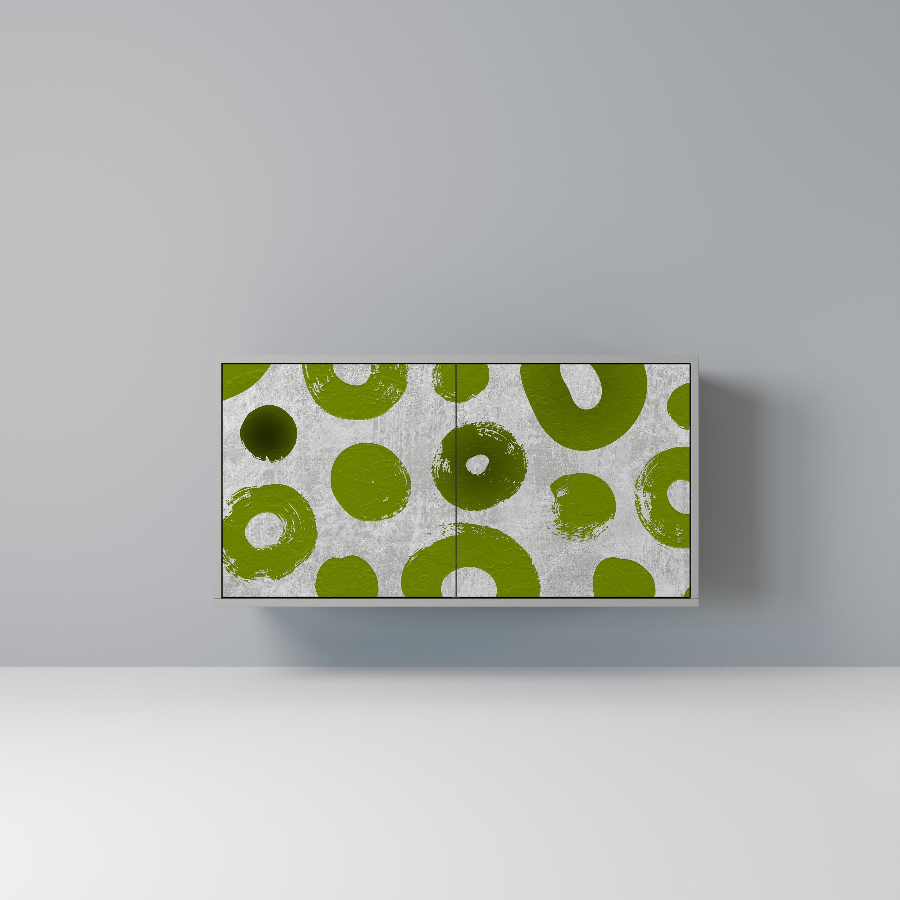 Buffet 2 portes GREEN RHAPSODY finition grise