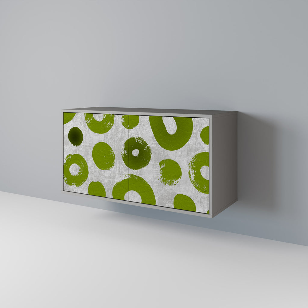 Buffet 2 portes GREEN RHAPSODY finition grise