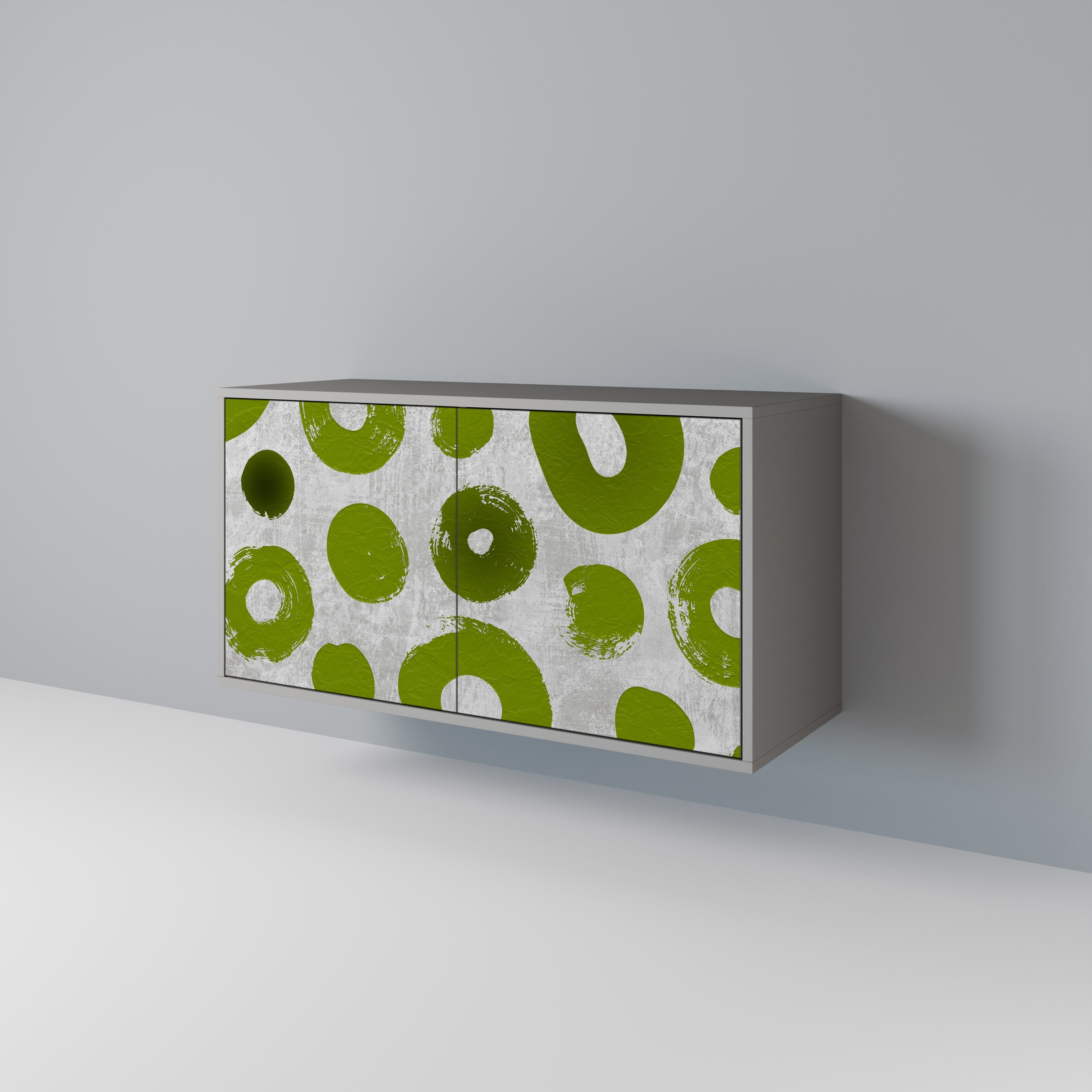 Buffet 2 portes GREEN RHAPSODY finition grise