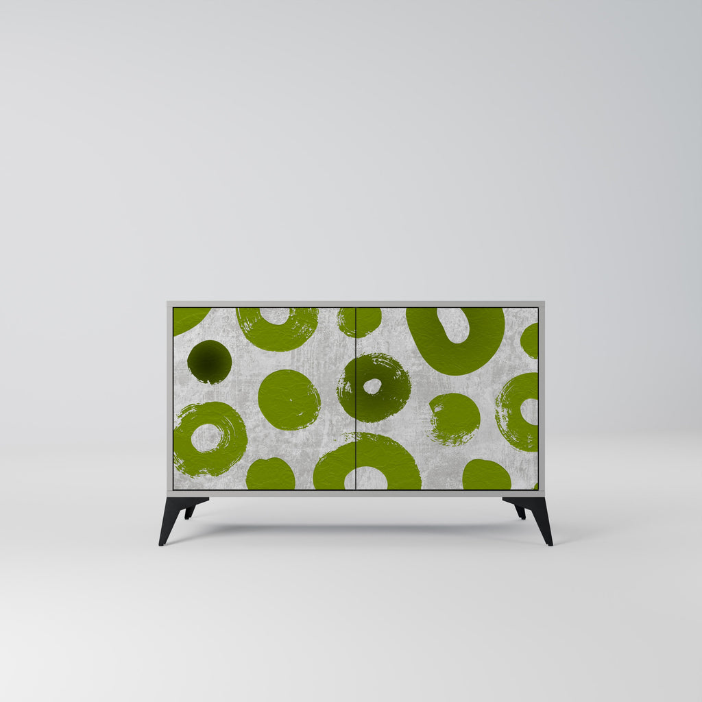 Buffet 2 portes GREEN RHAPSODY finition grise