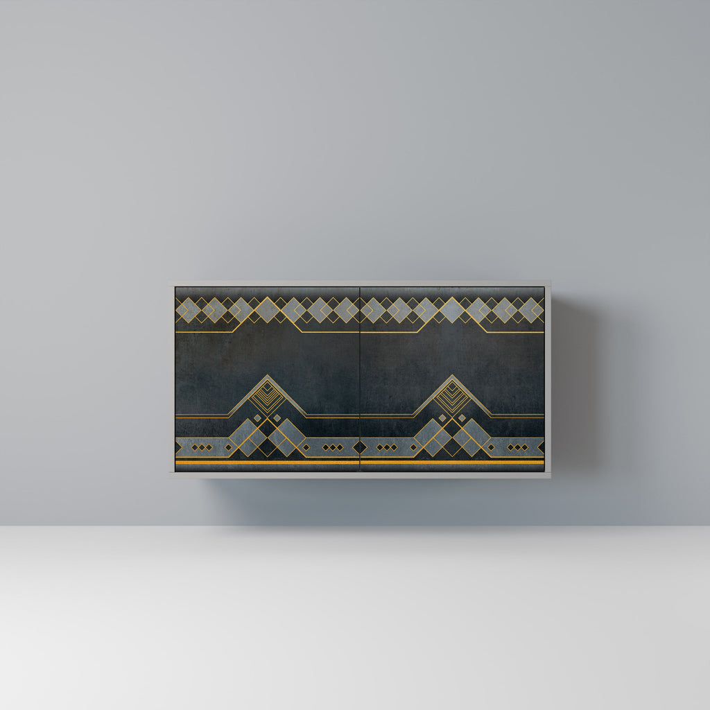 Buffet 2 portes ROYAL ORDINARINESS en finition grise