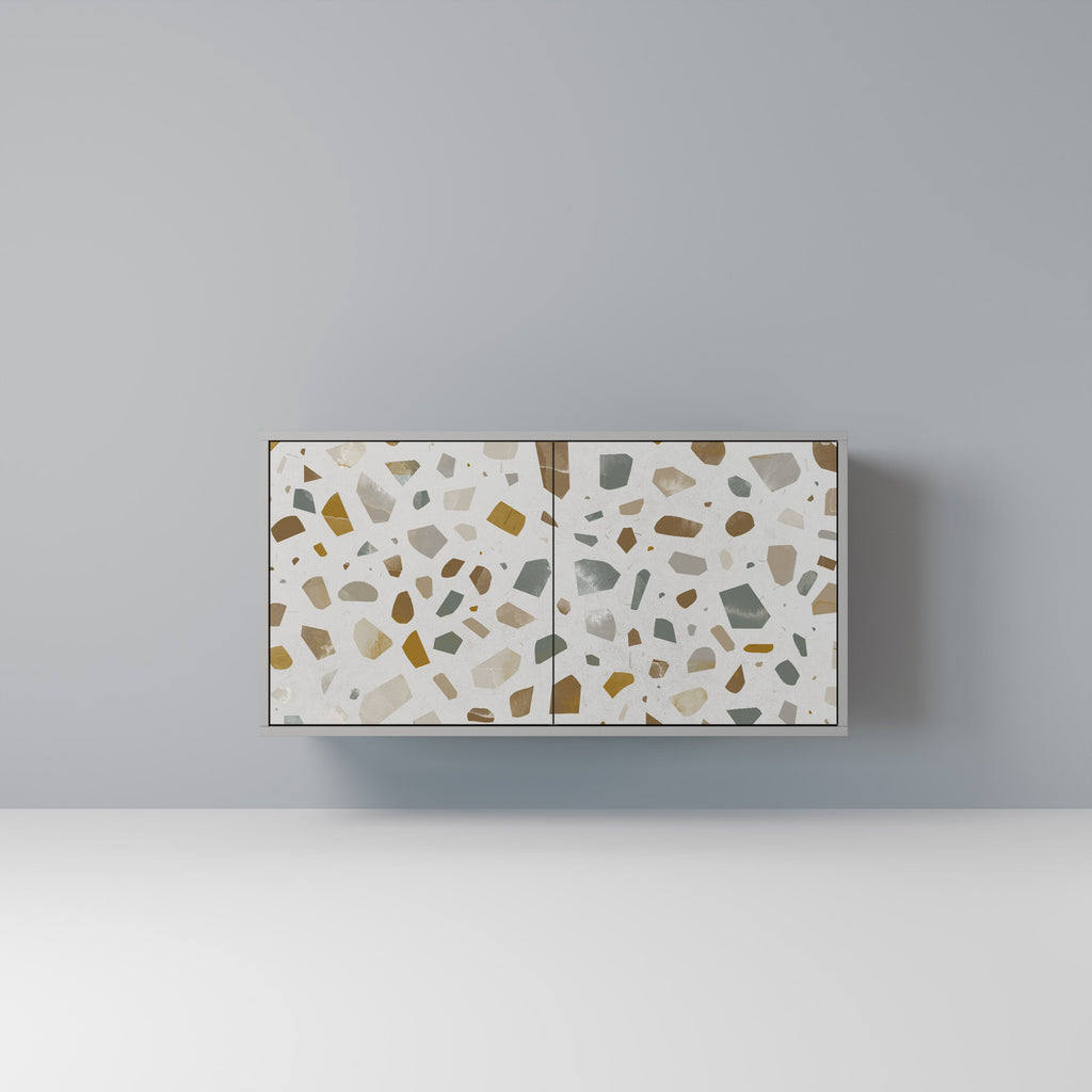 Buffet 2 portes PIECES OF TOMORROW finition grise