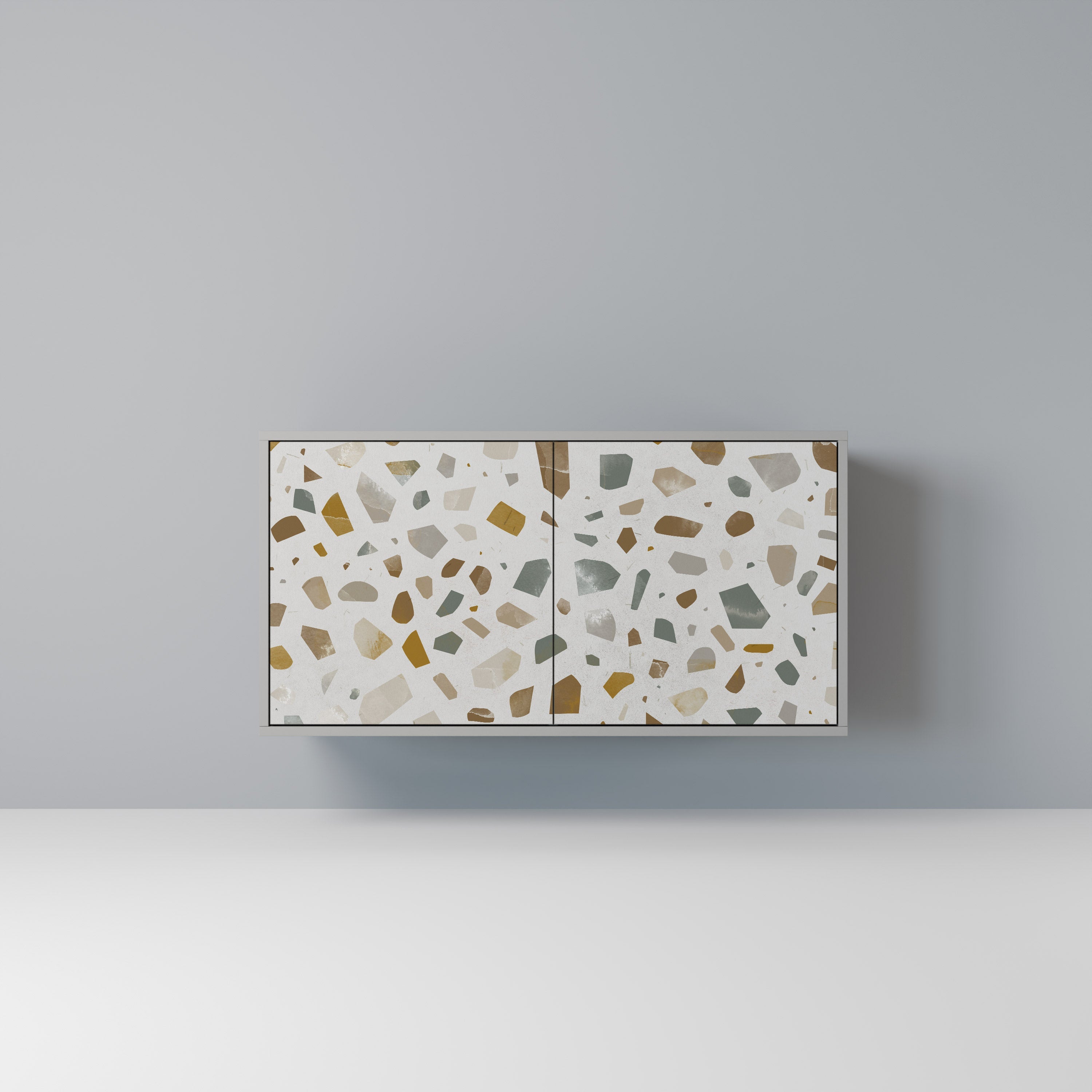 Buffet 2 portes PIECES OF TOMORROW finition grise