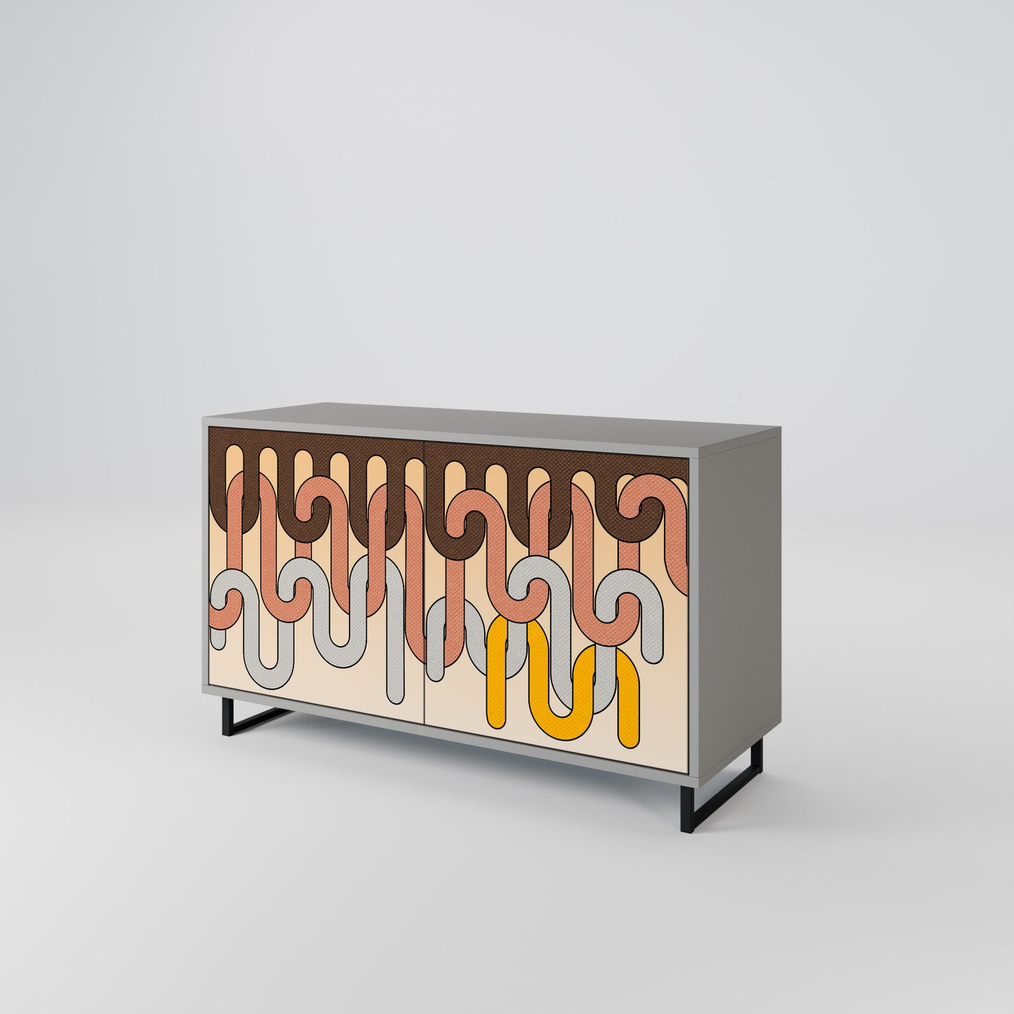 COLORFUL STRINGS 2-Door Sideboard
