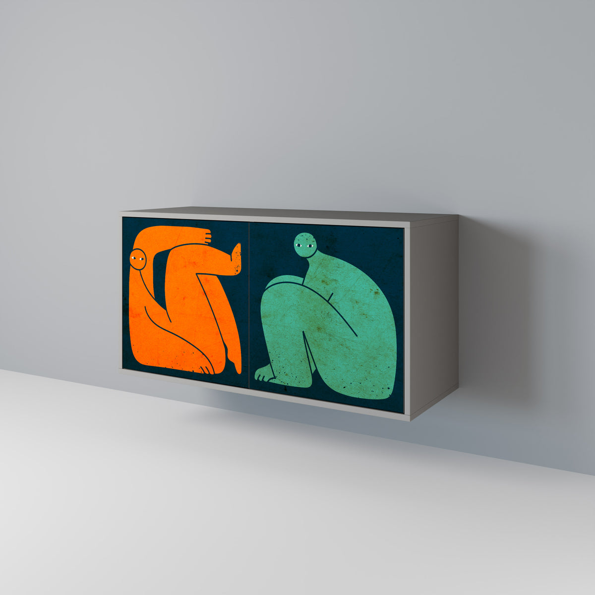 TOGETHER BUT SEPARATELY 2-Door Sideboard