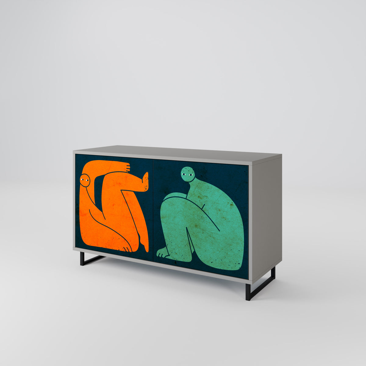 TOGETHER BUT SEPARATELY 2-Door Sideboard