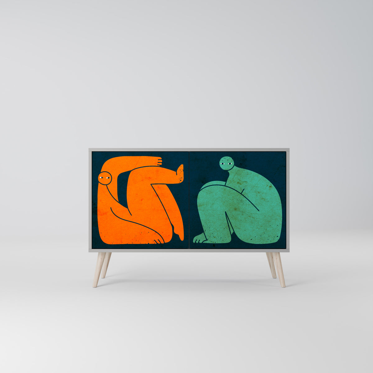 TOGETHER BUT SEPARATELY 2-Door Sideboard