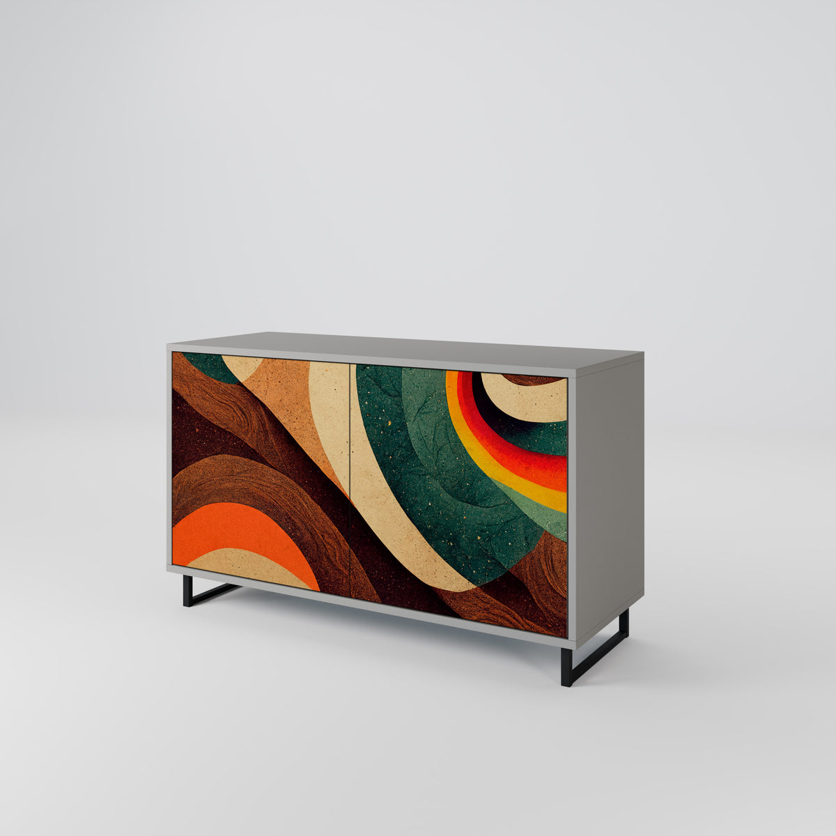 COLORFUL STRANDS 2-Door Sideboard