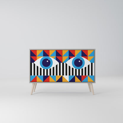 ABSTRACTION AND GEOMETRY 2-Door Sideboard