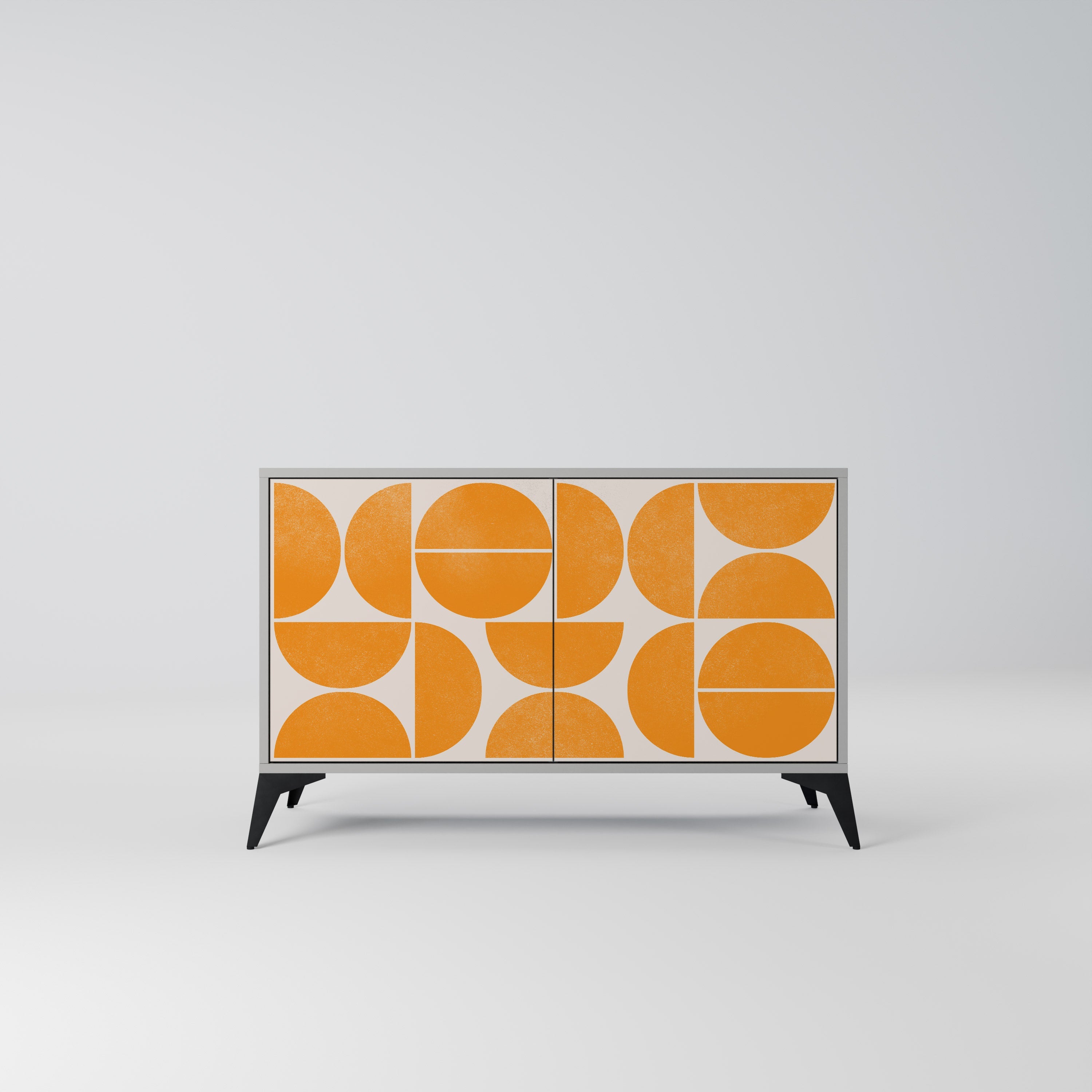 Buffet 2 portes RECURRING DREAMS en finition grise