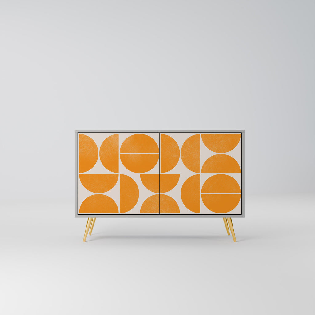 Buffet 2 portes RECURRING DREAMS en finition grise