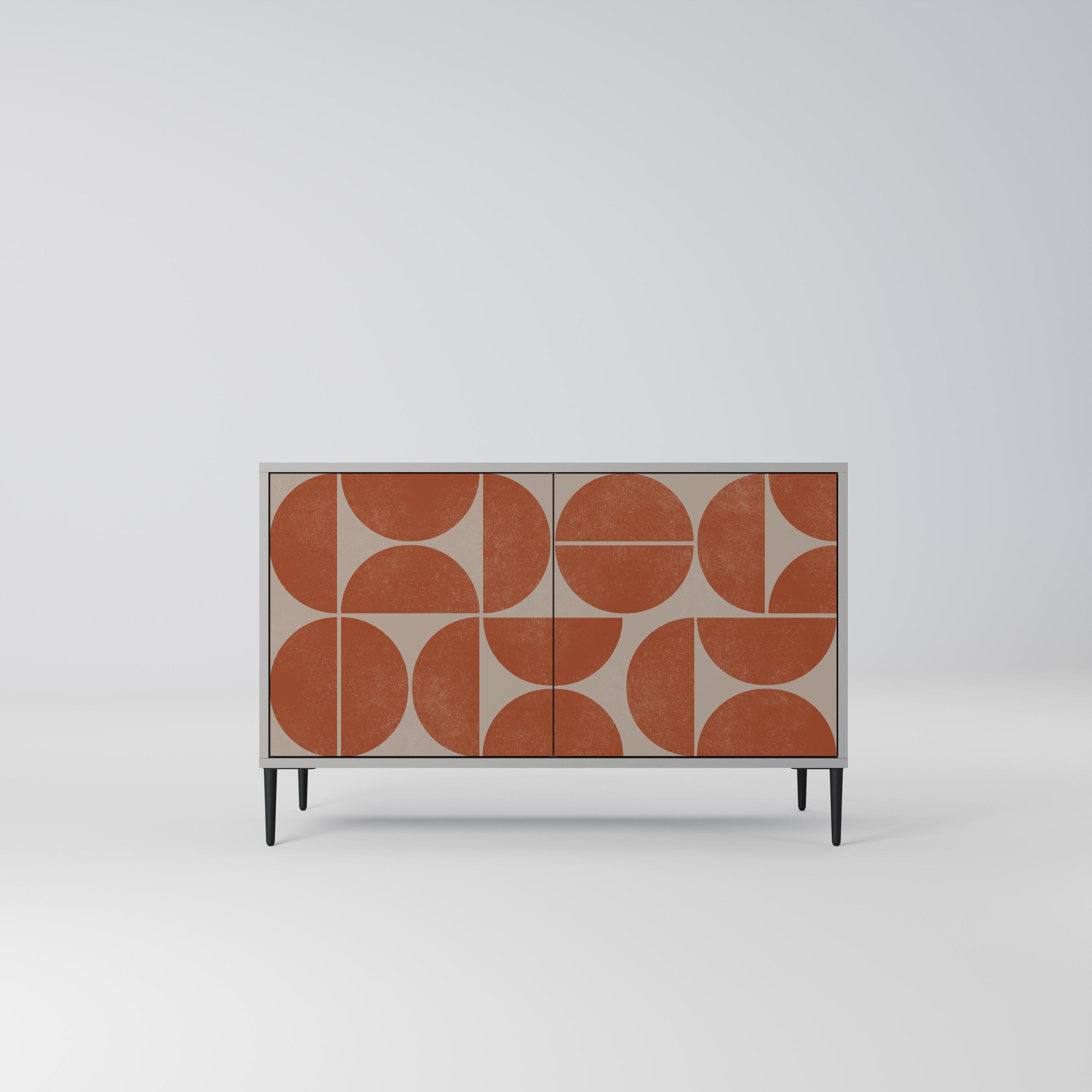 Buffet 2 portes REPETITION COMPULSION en finition grise