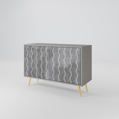 WAVES OF CONCRETE 2-Door Sideboard