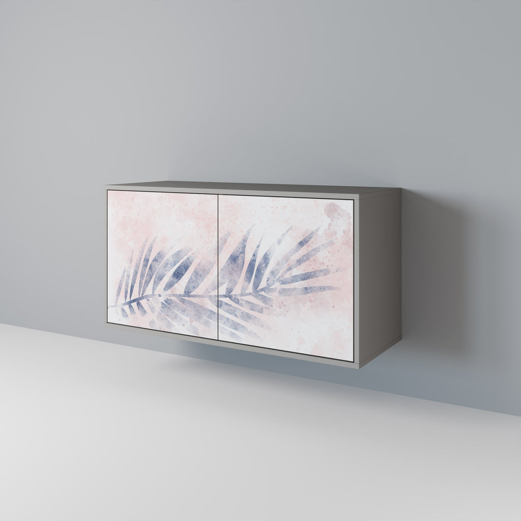 Buffet 2 portes TIMELESS FLOAT en finition grise