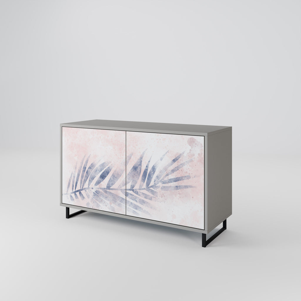 Buffet 2 portes TIMELESS FLOAT en finition grise