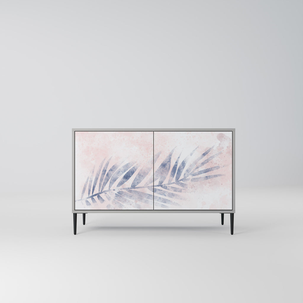 Buffet 2 portes TIMELESS FLOAT en finition grise